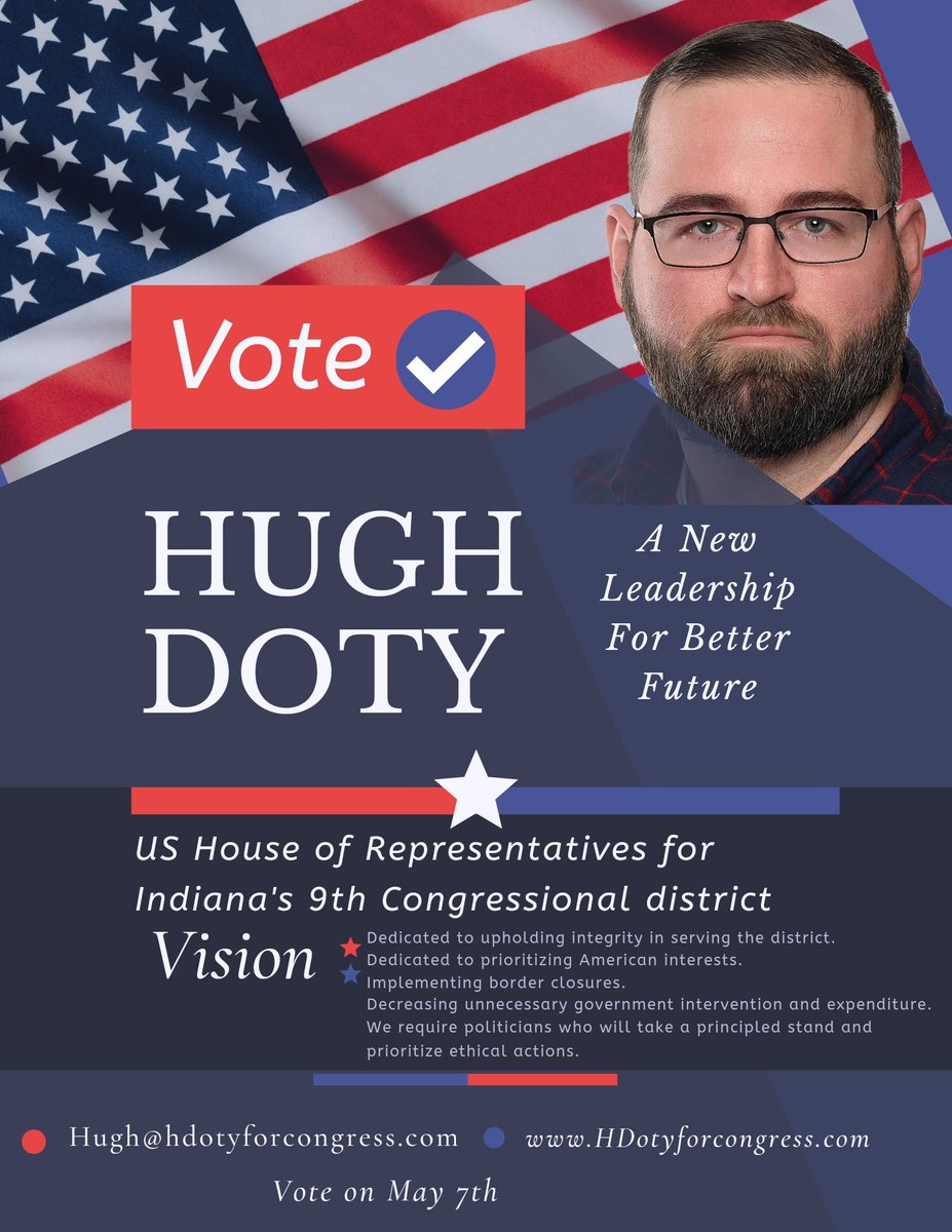 We were pleased to have @HughDoty2024 on @SCReid_10XCoach's Manic Monday today! Are in the 9th District of Indiana? #GoVote! Here's an #AmericaFirst Candidate to boot those incumbent RINOs OUT! Check him out here hdotyforcongress.com Rewind and listen to the space here:…