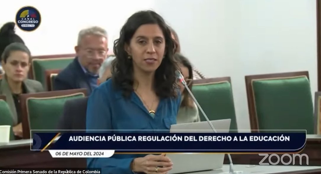 En audiencia pública sobre la Ley estatutaria de educación, nuestra profesora Mónica Hernández señaló que la formación para el trabajo tiene el potencial de aumentar la probabilidad de que esta población acceda a un empleo formal. 
Siga la audiencia: youtube.com/live/xtctq2PjL…