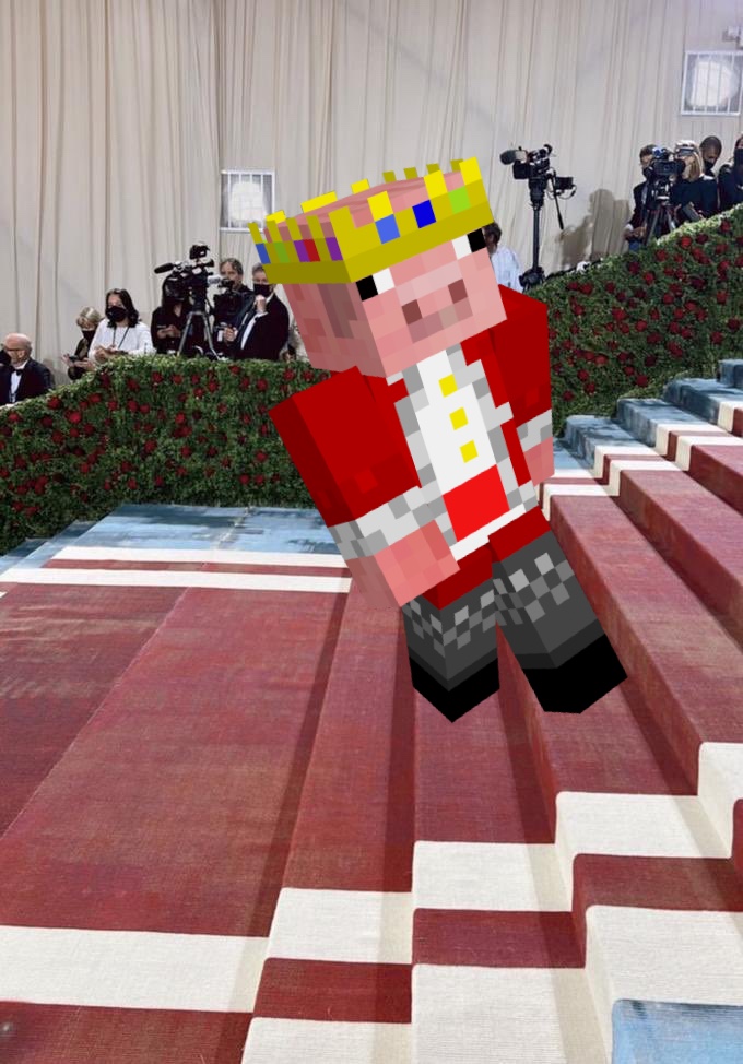 Technoblade has arrived at the #MetGala!