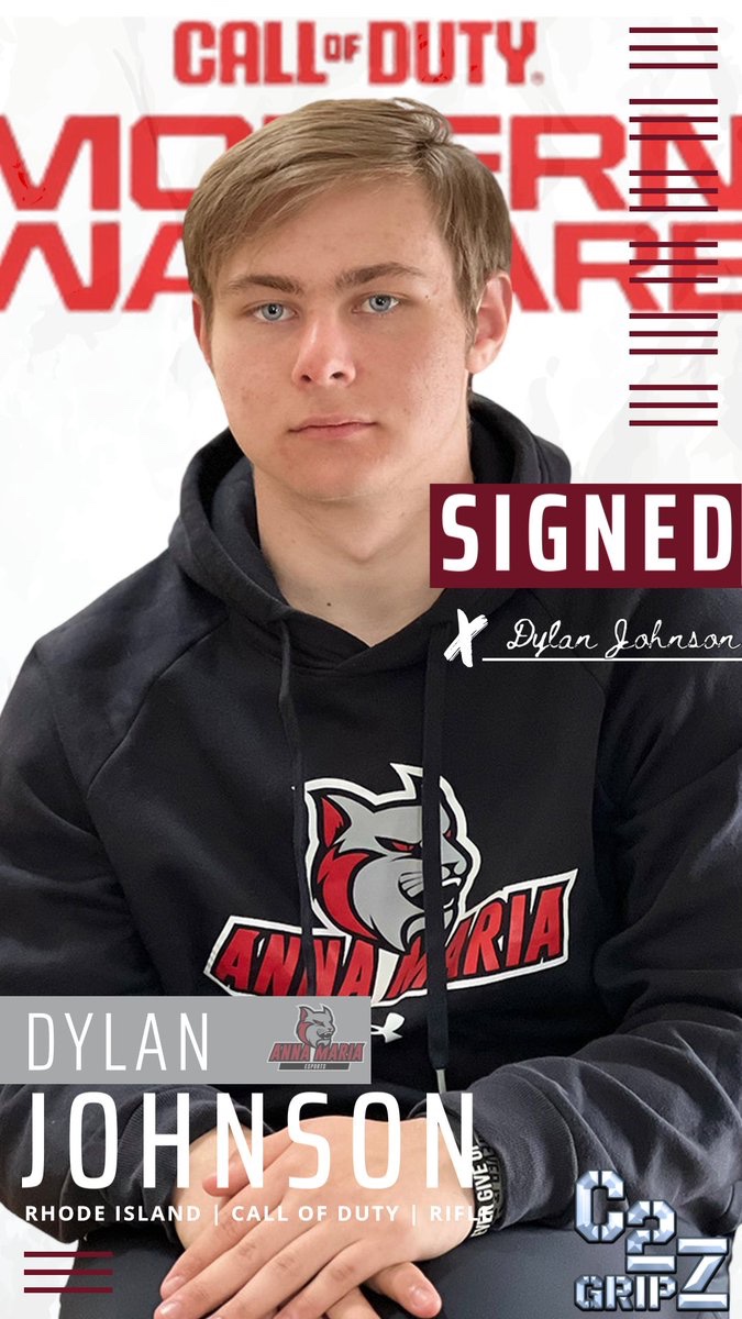 AMCAT_esports's tweet photo. Dylan Johnson signs to the 2024 NACE Starleague Conference Champions - AMCAT Call of Duty!

Dylan will be joining the team this coming Fall!

#CallofDuty #esports #AMCATS https://t.co/sgLIRDSNAk