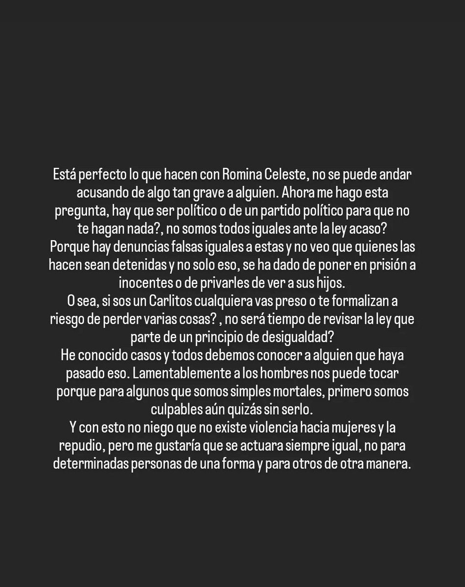 Ojalá que fuera siempre igual, para realmente estar regidos bajo un estado de derecho.