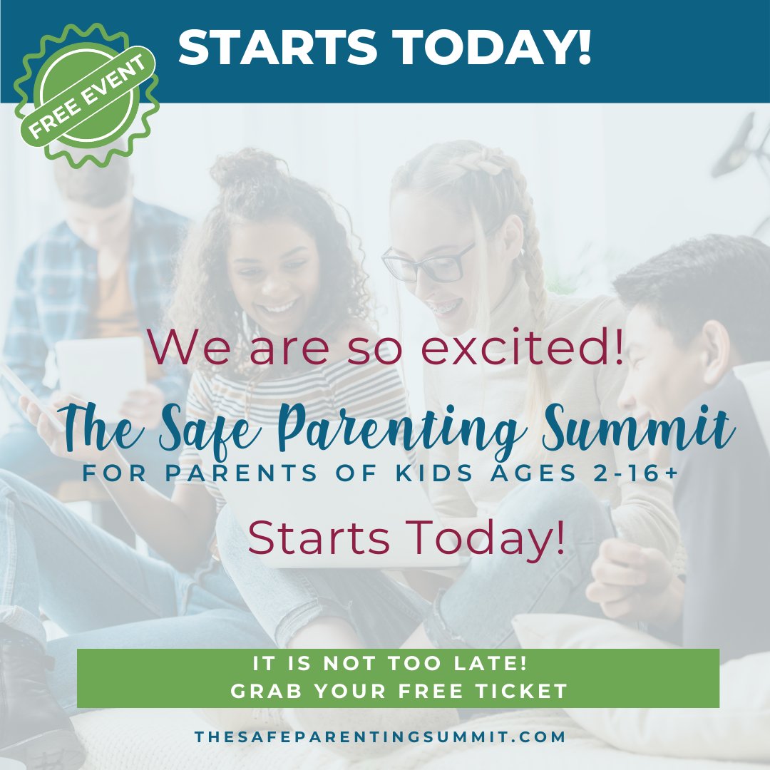 The Safe Parenting Summit starts TODAY - an online event with 25+ speakers helping parents let go of fear based parenting while still addressing a child's safety. Our own Kristen Jenson's presentation goes live tomorrow, May 7th. Not too late to register: bit.ly/3Uy8gtJ