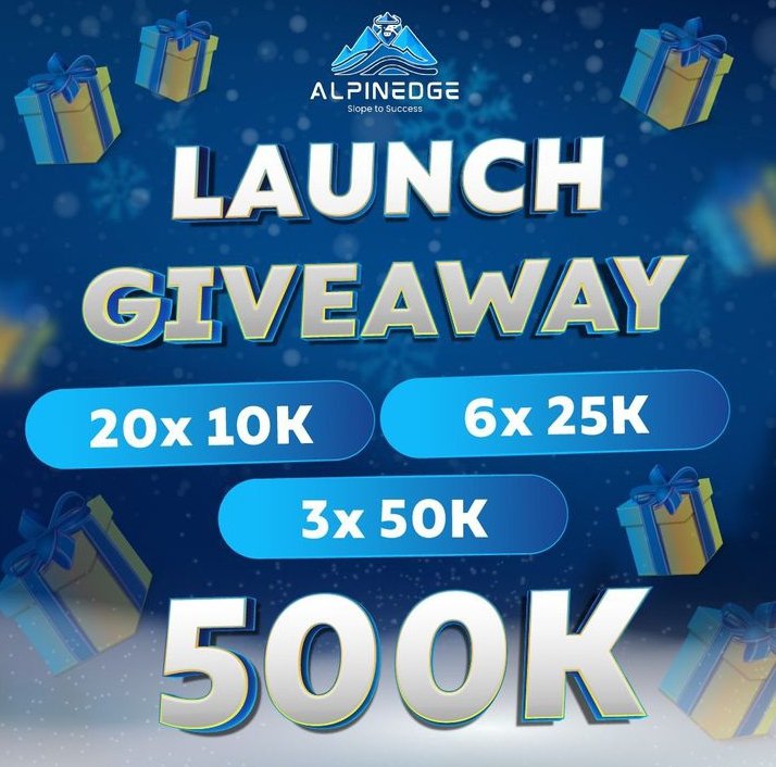 Big opportunity for you guy's 
Giveaway launch from ALPINEDGE
1. Rule to enter follow this link 👇
instagram.com/p/C6V6NW6NRj-/…
2. Follow the post host 
3. Comment #jalofx in the link 
4. Follow @300921h @faty_fx @salamatuforex @saleemlulu123 @Ahmadappa1 @AleeManga 
5.Send screenshot