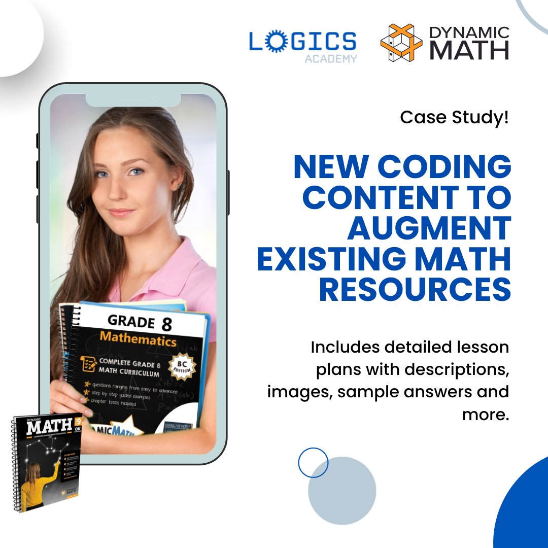 LOGICSAcademy's tweet image. Logics Academy has blended math and coding into one seamless experience with Dynamic Math! 🧠💻 With interactive Scratch activities, students dive into fun challenges reinforcing math concepts. 

Read more here: logicsacademy.com/case-studies/

#MathMeetsCode #LogicsAcademy
