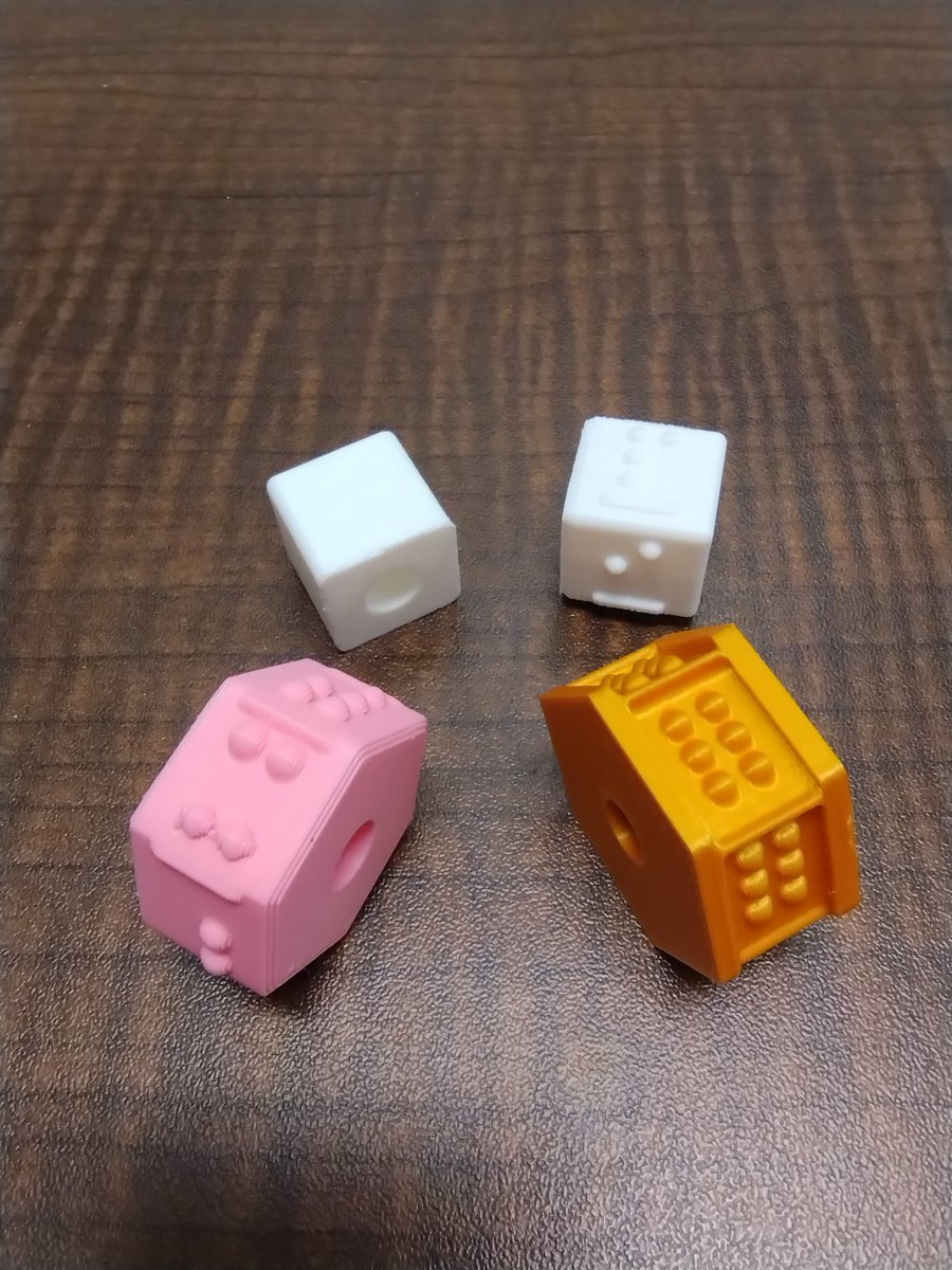 MakerZigler's tweet photo. We finally have a finished version of @BullisSchool team's #MakeAbleChallenge submission: Braille Boggle. Our client is a blind English teacher at a school for the blind in Macedonia. Now it's submission video time! @weareprintlab https://t.co/epMcvRRk7u