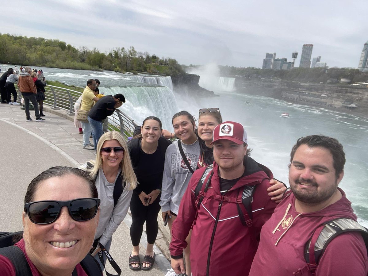 Made a quick pit stop at Niagara Falls today before we head to Durham 🌊 #ALL4ONE