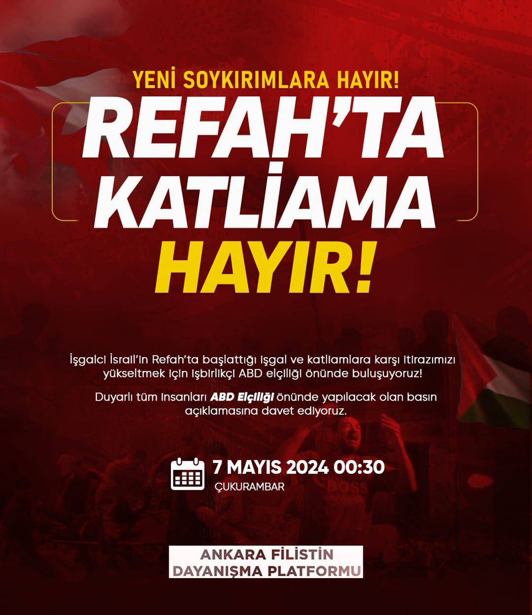 İsrail'in devam edegeldiği soykırıma destek veren her devlet, en az siyonistler kadar suçludur, sorumludur, katildir..

Kahrolsun Amerika..✊✊

#Rafah #RafahUnderAttack #RafahHolocaust @POTUS
#Netenyahu @SecBlinken