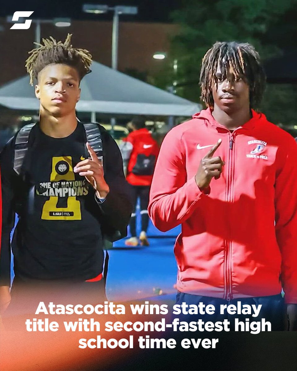 The 4x100-meter relay high school national record of 38.92 seconds was almost conquered by 4⭐️ LSU commit @laaared1 and @AHS_Boys_Track with a 38.92 finish at the Victor Lopez Classic 🔥💨 highschool.athlonsports.com/texas/2024/05/…