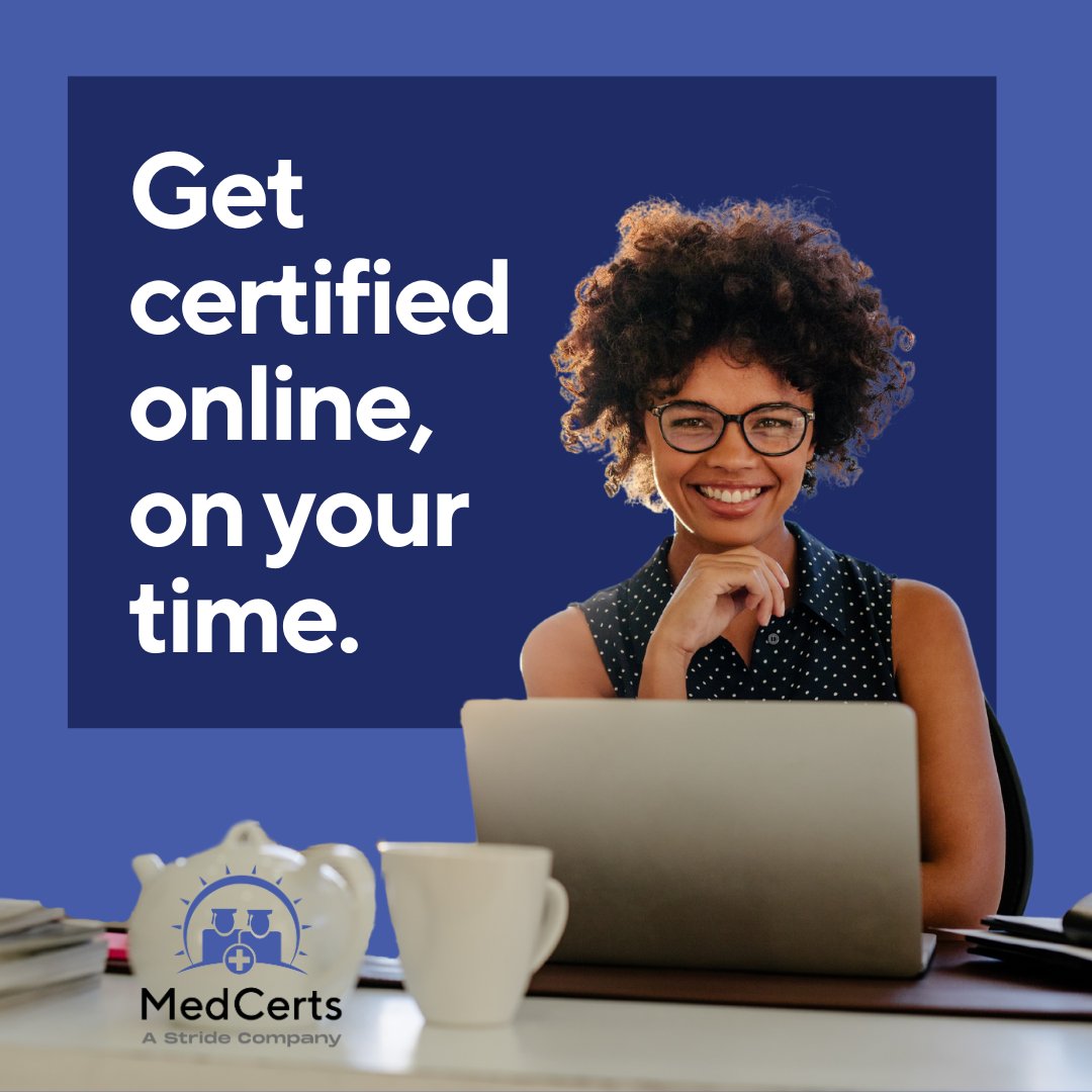 Unlock new career opportunities with another Stride company, MedCerts! 💻 Level up your skills in IT and healthcare fields from the comfort of your own screen. Say yes to a brighter future! 💪 #newcareer #IT #healthcare Check out the site for more info: brnw.ch/21wJwoG