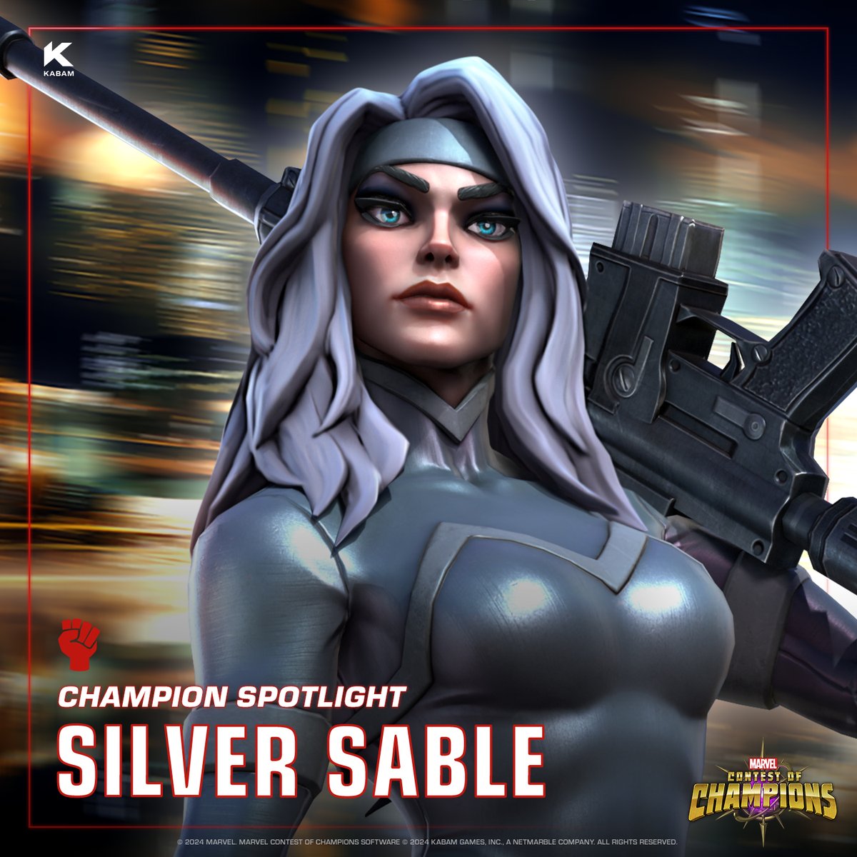 Silver Sable plays with a unique mechanic that hasn’t been utilized much by other Champions across the Contest. Learn which one in her Champion Spotlight 👉 bit.ly/3QtJkkx