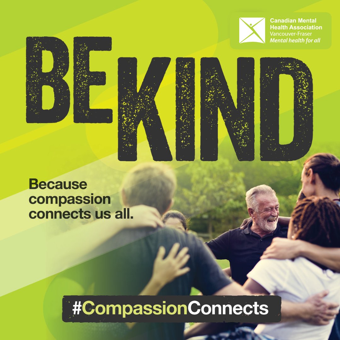 #MentalHealthWeek is here, and your voice matters! This year's theme 'Healing through Compassion' calls us to show kindness towards ourselves and others. Learn how to get involved: mentalhealthweek.ca Donate here: bit.ly/donate-cmhavf #CompassionConnects