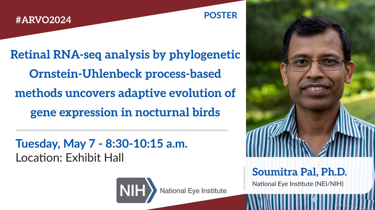 (3/4) More poster and paper presentations for tomorrow's schedule at #ARVO2024! @soumitrakp