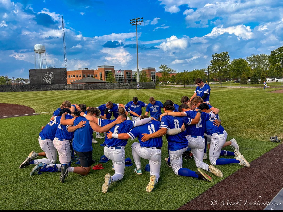 Win number 37 gets the University of St. Francis Baseball a National Tournament Bid! Heading to the post season for the first time is school history! Defeating Marian University 7 to 5#RollCougs🐾🐾