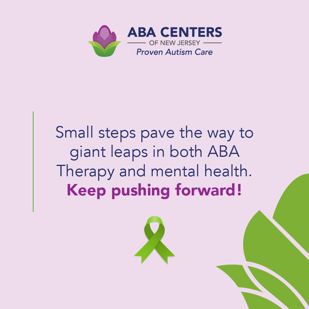 Small steps pave the way to giant leaps in both ABA Therapy and mental health. Keep pushing forward!

#ABACentersOfNewJersey #MondayMotivation #MondayVibes #PlayfulABA #funaba