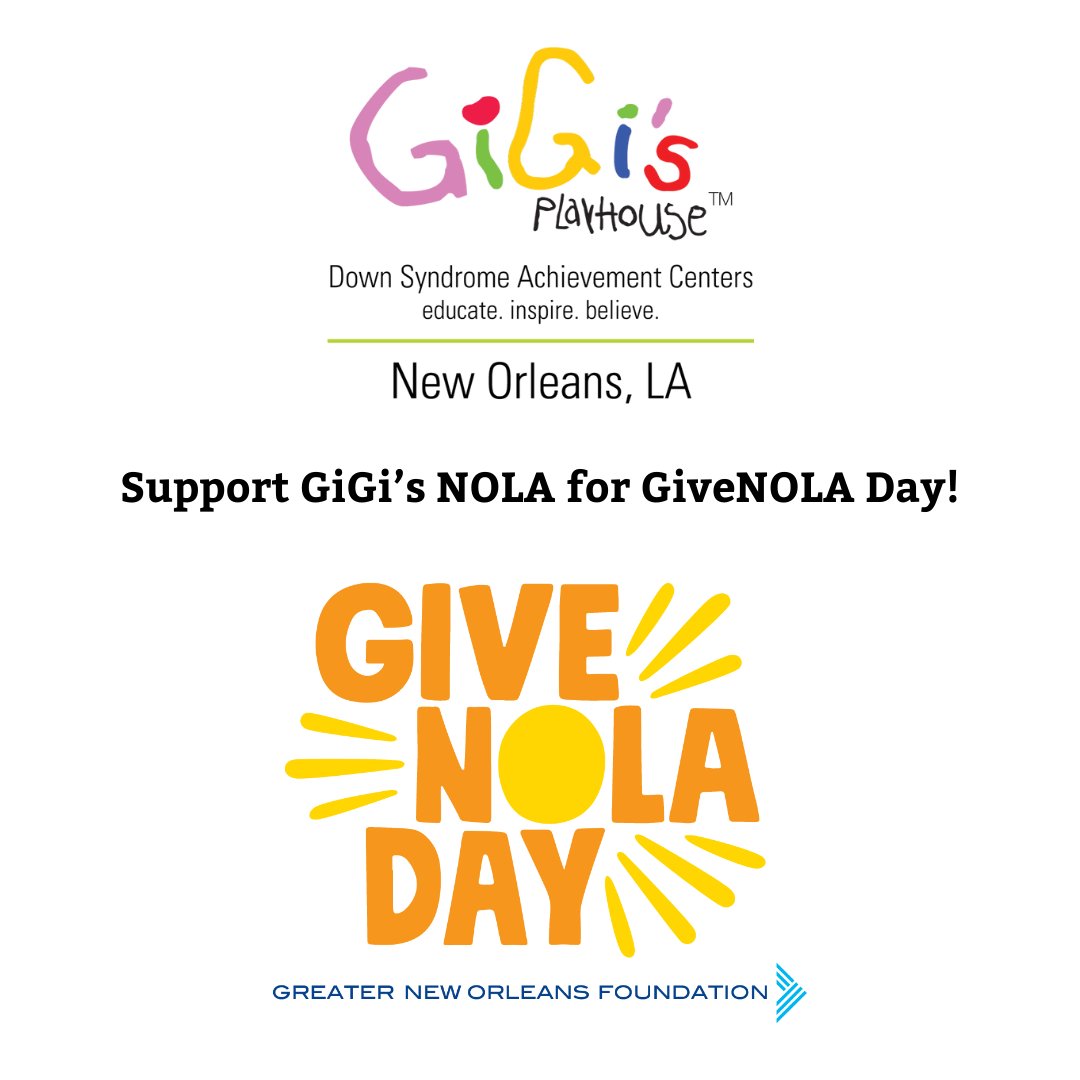 Tomorrow is GiveNOLA Day. Don't forget your favorite nonprofits! You can donate early: givenola.org/3867