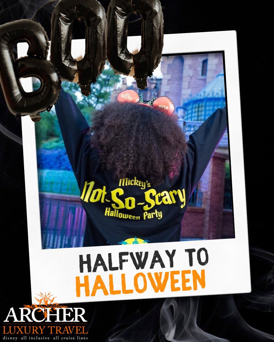 We are officially halfway to Halloween which means you only have a few more months before the Disney Parks are all decked out! Plan your *no so* spooky vacation, today! 

Message us to book your next magical stay! 

#archerluxurytravel #travelagent #disneyvacation #disneyvacation