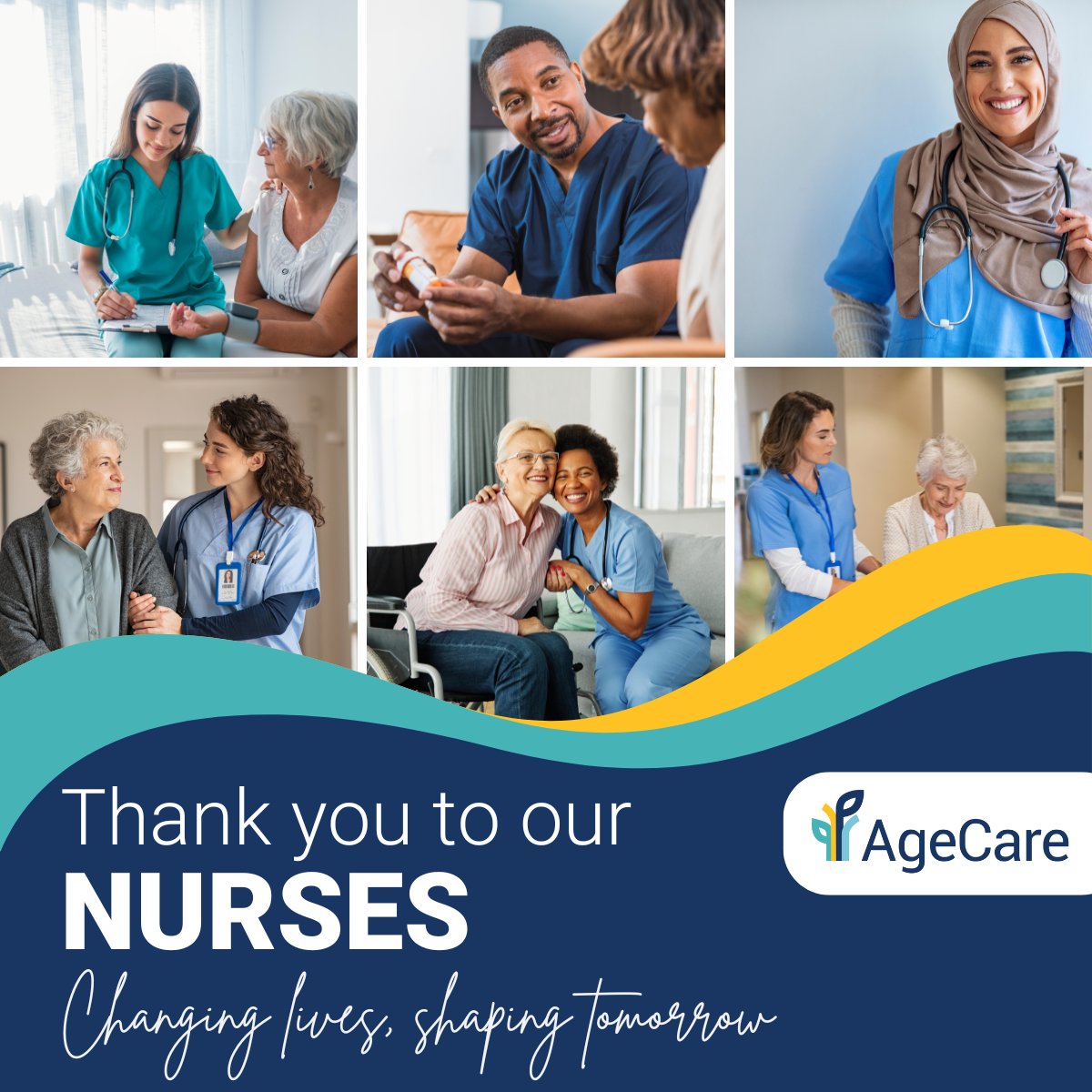 During National Nursing Week 2024, AgeCare wants to express our heartfelt gratitude to our nurses for their dedication, compassion, expertise and commitment to providing a high quality of life for residents. Thank you! 
#NationalNursingWeek2024 #ChangingLivesShapingTomorrow