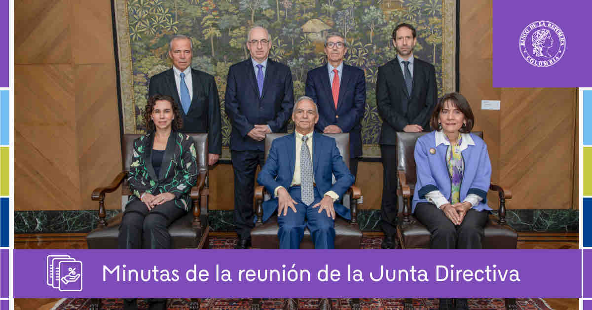 Las #MinutasBanrep nos ayudan a entender mejor las motivaciones de la #JuntaBanRep para tomar decisiones de #PolíticaMonetaria y se publican tres días hábiles después de la reunión y rueda de prensa. 

Consulte las minutas de la reunión de abril  👉 ow.ly/vw5350Ry1Nu