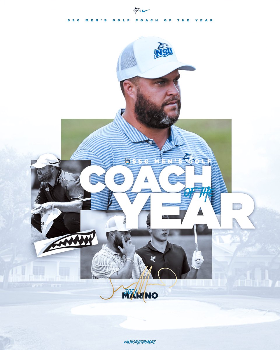 Honors for the Head 🦈

Congratulations to Joey Marino on being named the Sunshine State Conference Coach of the Year

#HungryForMore