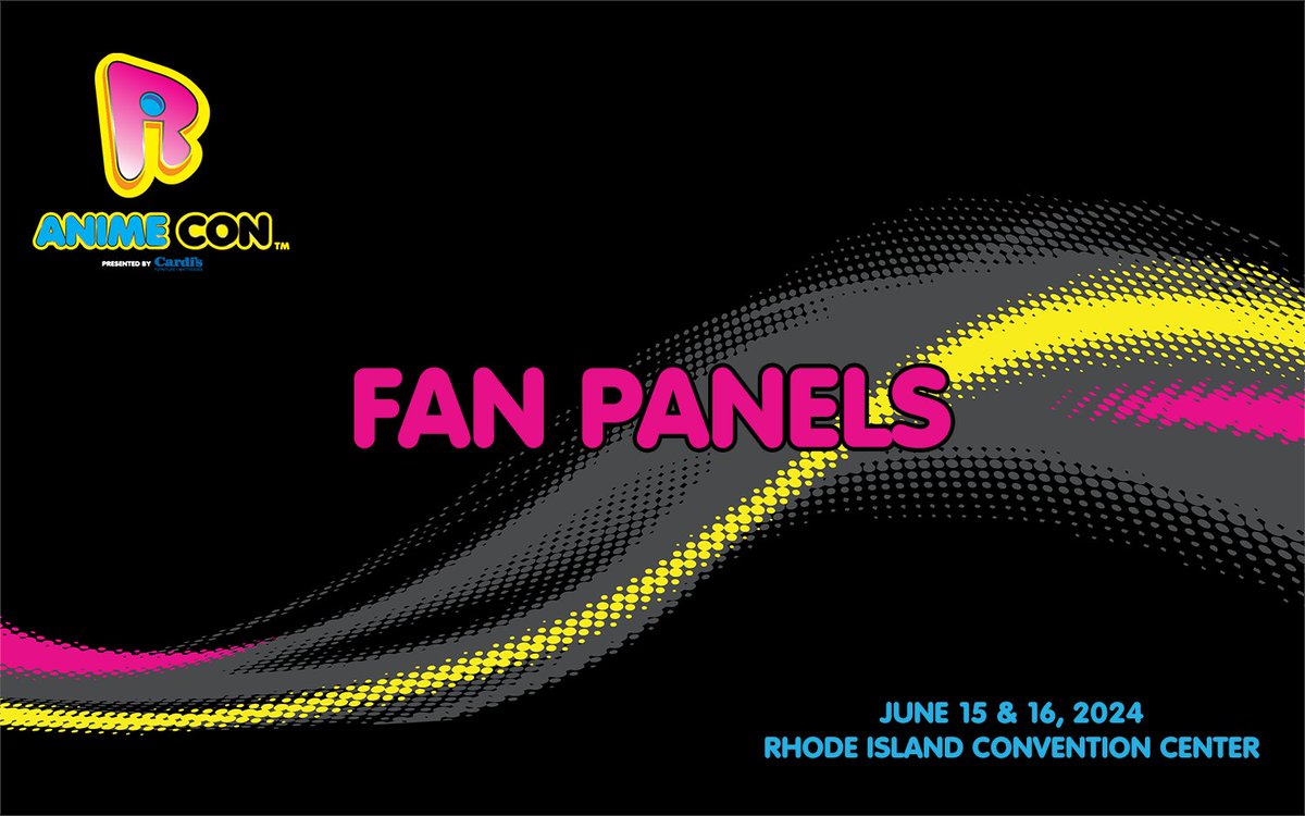 Hey, #RICC fans, @rianimecon is accepting submissions for fan-moderated panels & workshops for #RIAC2024 June 15 & 16. If you're an anime fan and have a panel topic, hobby, or talent you'd like to showcase, complete your submission by May 15th at tinyurl.com/riac-panels