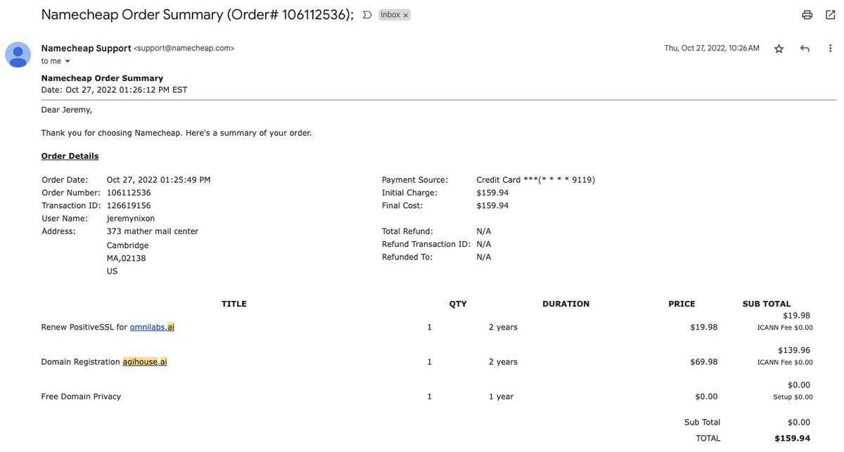 AGI House website purchase
