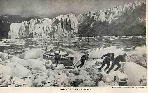 #OTD 1916, Ernest Shackleton, Frank Worsley, Tom Crean, John Vincent, Timothy McCarthy and Harry McNish reached South Georgia on the 'James Caird'. The voyage from Elephant Island where the crew of 'Endurance' were stranded - one of the greatest small-boat journeys in history!