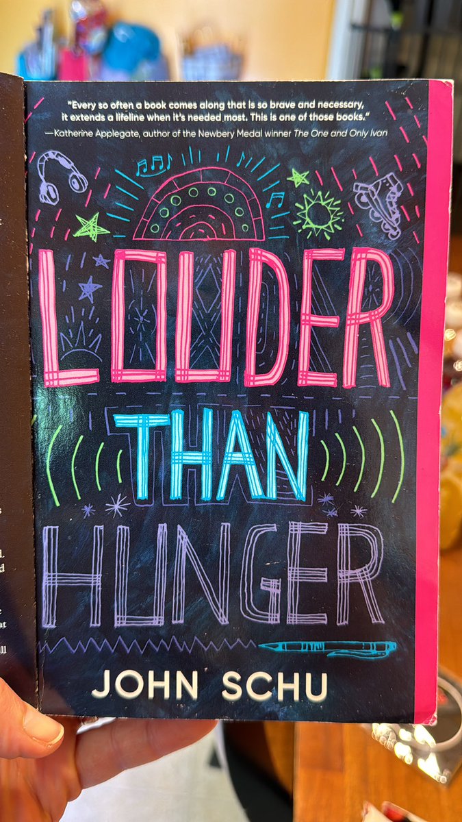 Is there anything better than book mail? 📚📫🤩 Louder Than Hunger by @MrSchuReads has arrived! @Candlewick thank you for sharing with #BookPosse!