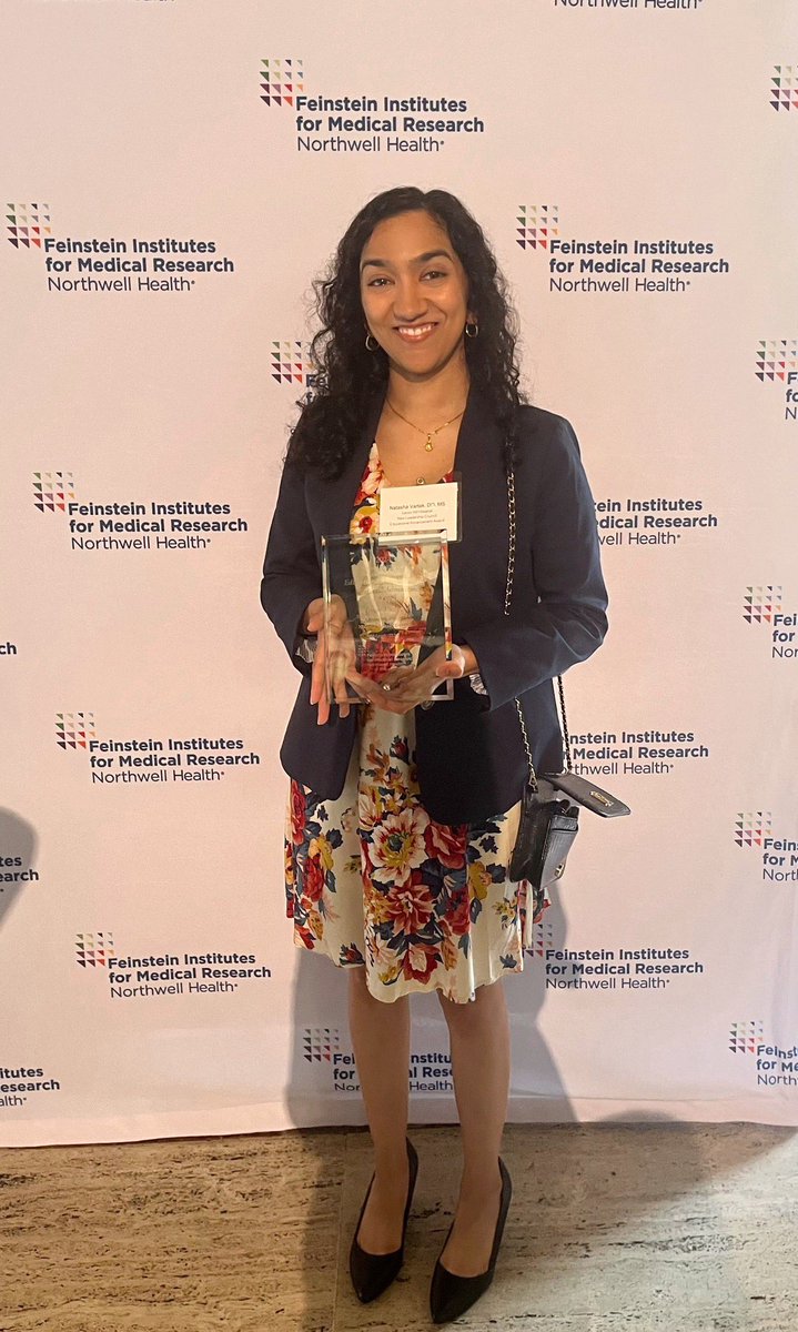 Grateful to receive the Educational Advancement Award from @NorthwellHealth AWSM! Thank you to the @lenoxhill New Leadership Council for supporting my project that looks at sex differences in lipid management within our health system #cvprev #cardiotwitter