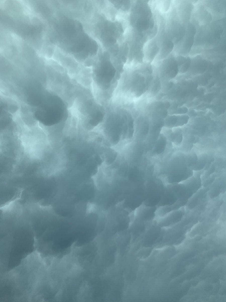 Great mammatus display near Putnam OK #okwx