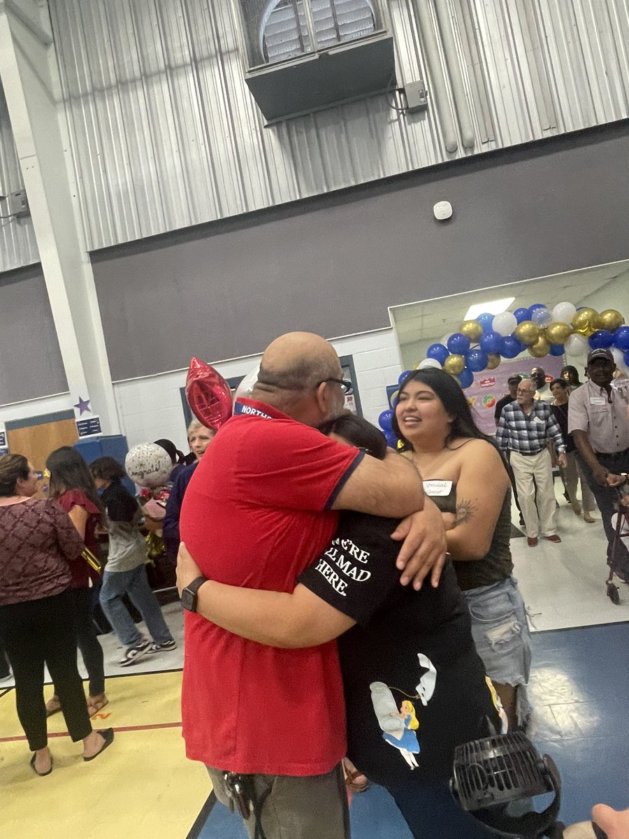 Today I kicked off Teacher Appreciation with a Pep Rally in their honor. @NISDMichael teachers were surprised that their loved ones showed up for the pep rally. #specialguests #starteachers