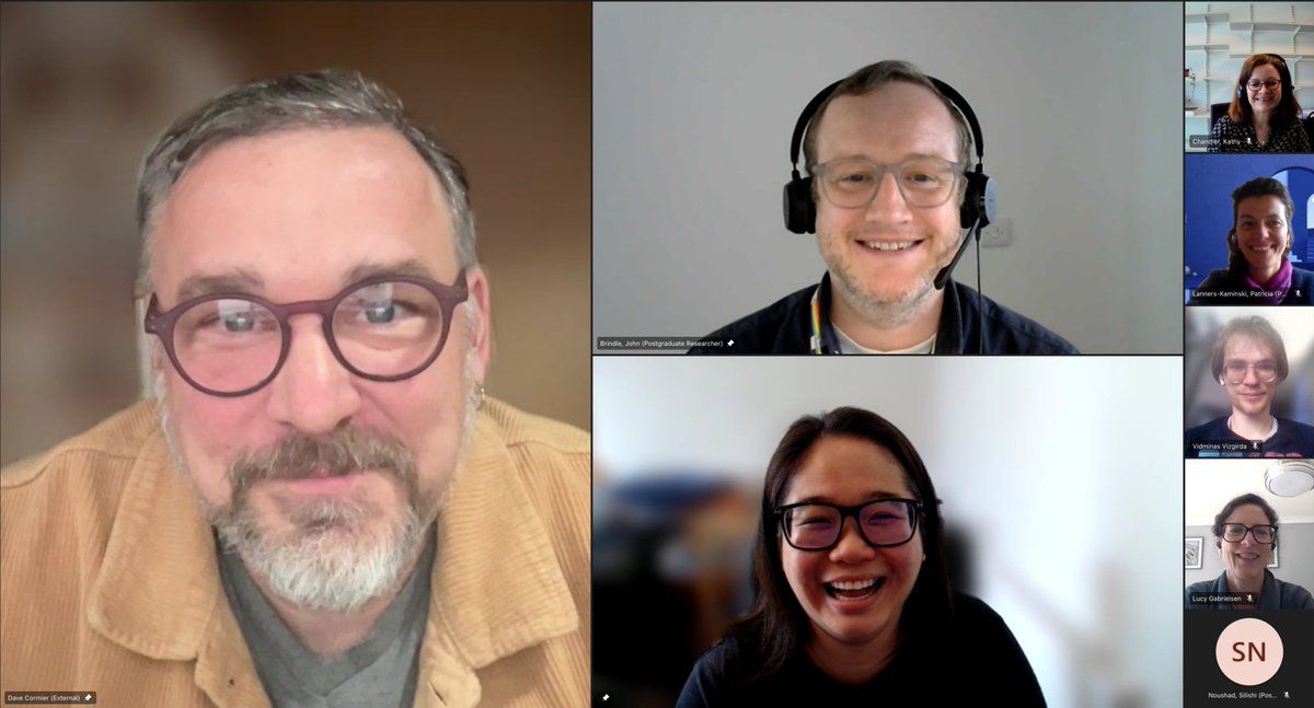 Our conversation with @davecormier on storytelling, citizenship, publishing, uncertinty & all things with our community in mind. Watch the recording: youtu.be/ubYJI3DxEVA @Puiyin @johnbrindletel @PhilMoffitt @CtelLancaster @EdResLancaster #TELresearchers #HEresearchers