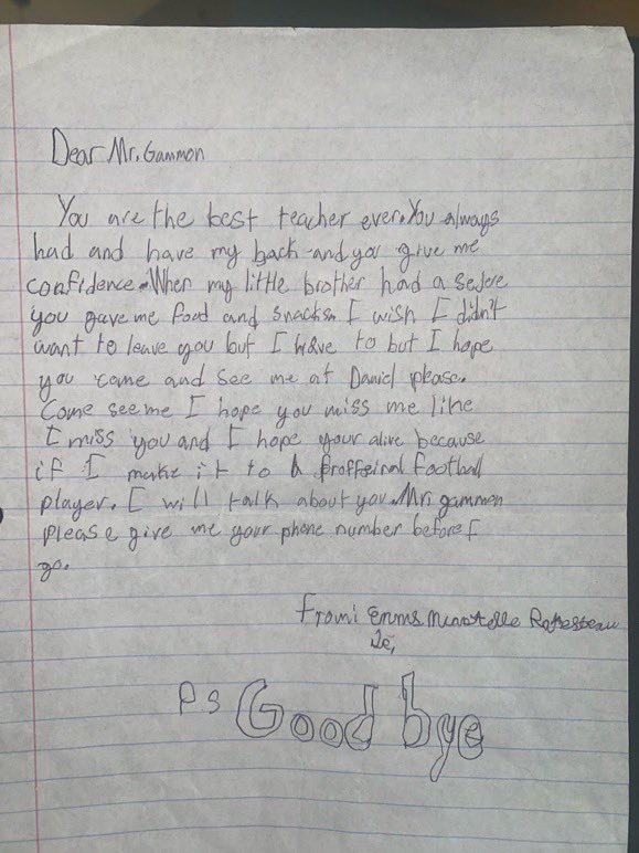 HEARTWARMING: #Lions 2nd round draft pick Ennis Rakestraw Jr. made a promise to his teacher in fourth grade and has now delivered… “If I make it to be an NFL player I'll talk about you” IT DOES NOT GET BETTER THAN THIS🥹👏