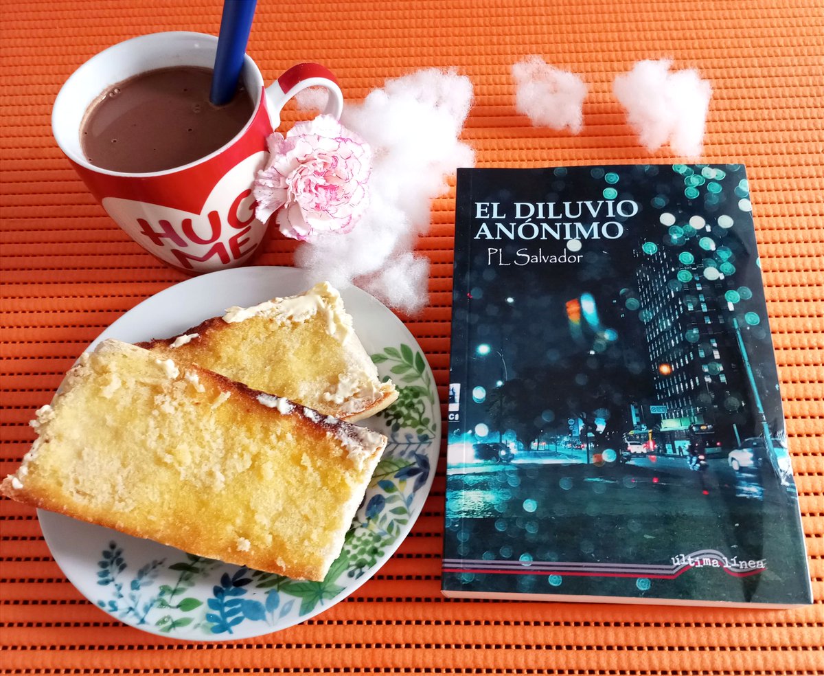 Yo también he empezado la LC de #eldiluvioanónimo de @PLSalvador organizado por @LAKYlibros con @1000yunlibros @oscarseron @IslaMilPalabras @isabelvallspuig @i_sanfer @DolorsPolonio @Cudeyo @leyendoconmiren y @el_portalibros Ya he conocido a Zora y me declaro su fan n.1!!!!