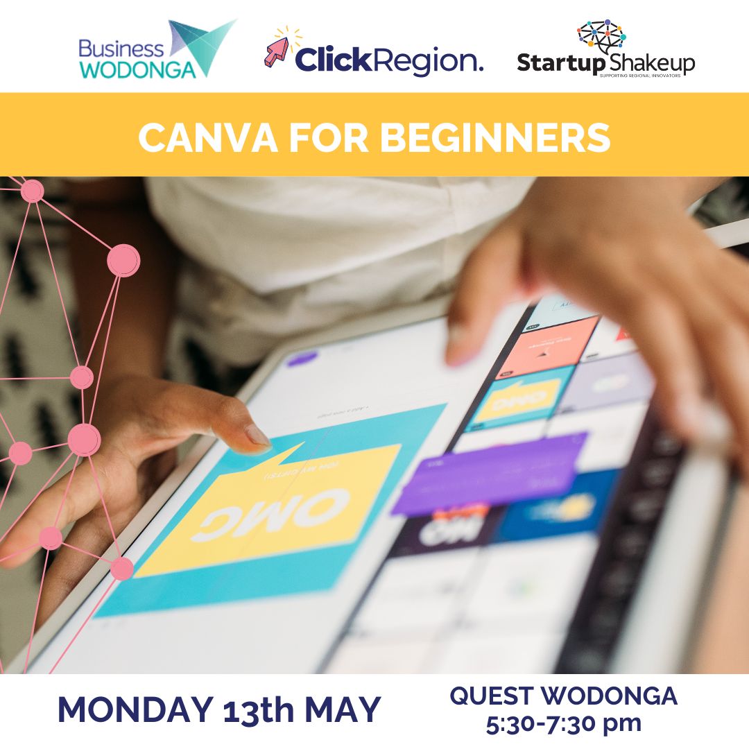 You've heard about Canva. You have looked at it. But it looked too hard. It isn't. It is easy when you know how and this is the learning experience tailored for you. Register now & learn how to use Canva to enhance your business marketing skills .         businesswodonga.com.au/events/canva-f…