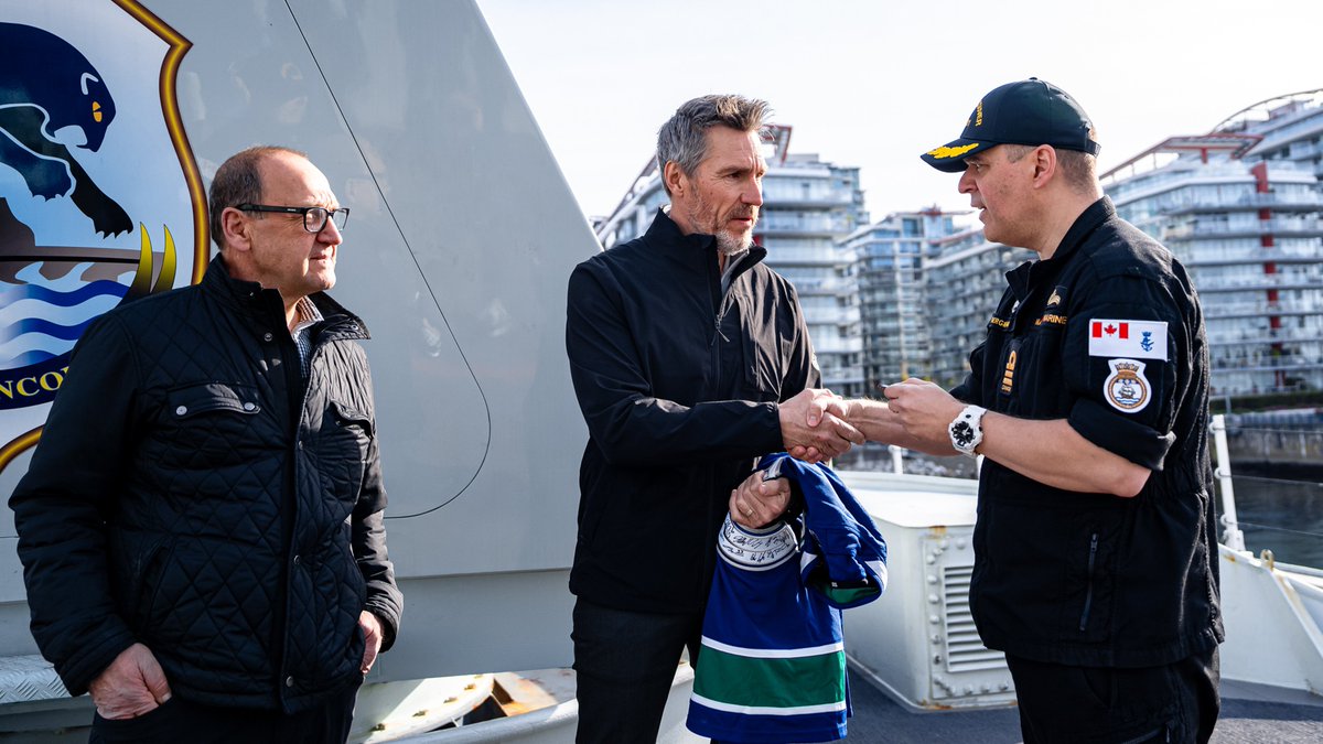 This weekend, we celebrated #FleetWeek with the @RoyalCanNavy alongside the @VanWarriors and many of Vancouver's other major sports team.