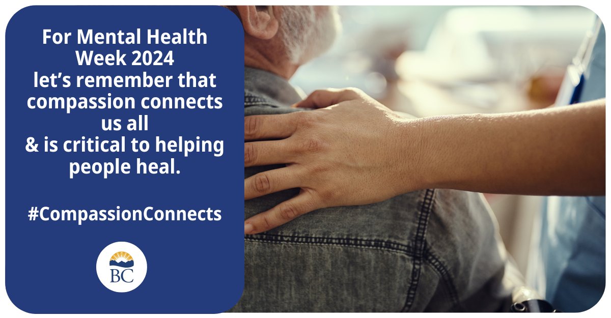 It costs nothing to be kind. For #MentalHealthWeek, let’s remember that people struggling with mental health & addiction challenges are our brothers, sisters, mothers, fathers, friends & neighbours. #CompassionConnects cmha.ca/mental-health-…