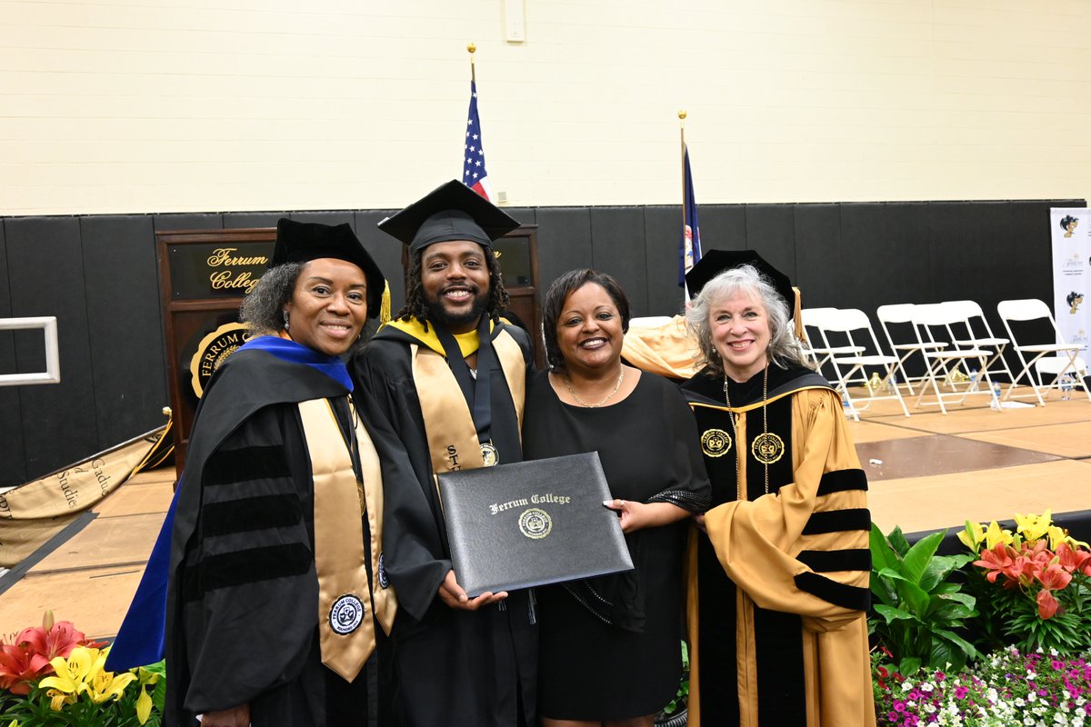On Saturday, I was honored to deliver the Commencement Address at @FerrumCollege. Congratulations to the students who graduated this past weekend! Strive for greatness because as someone once said: “Don’t tell me the sky is the limit when there are bootprints on the moon.”