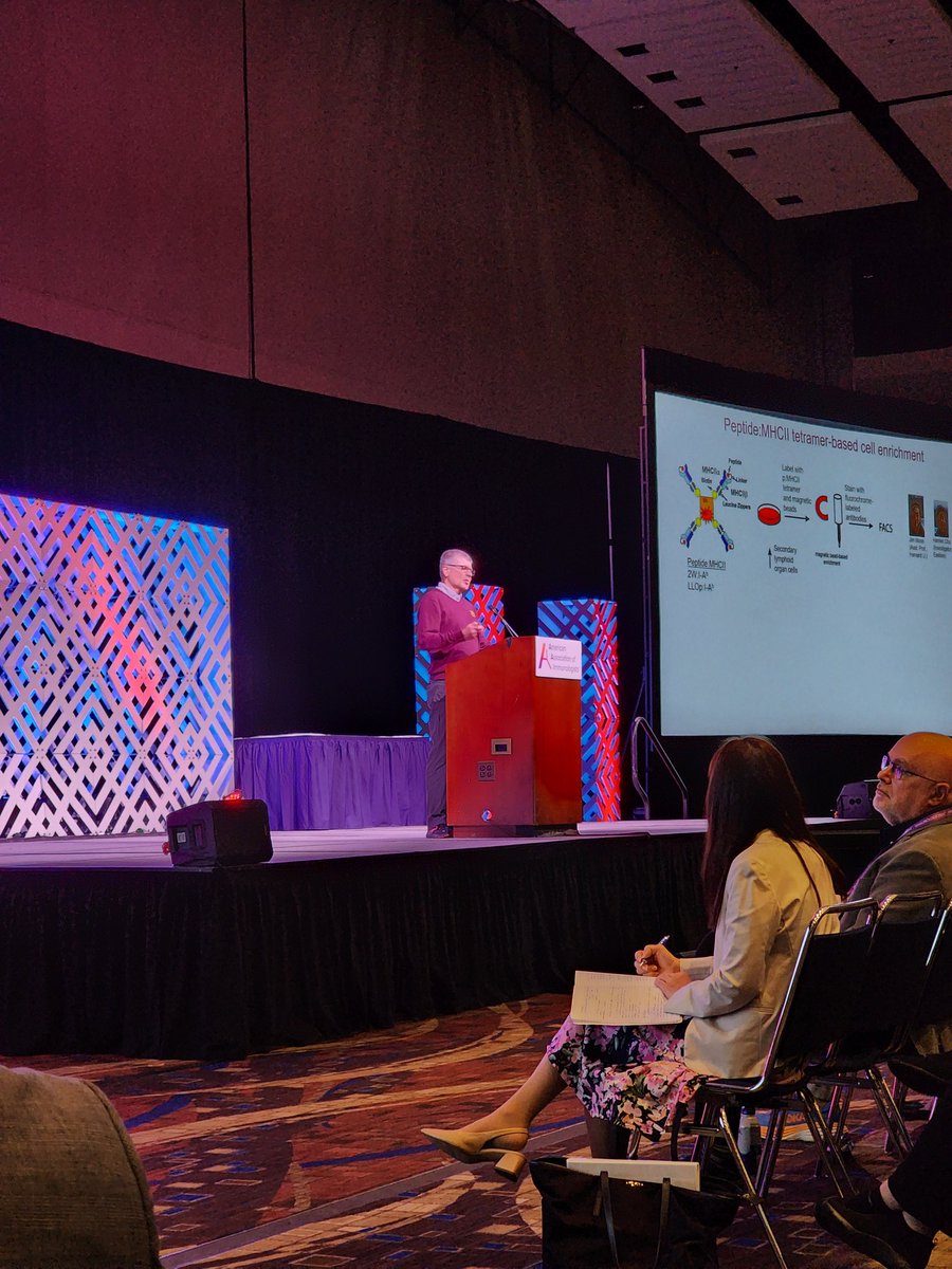 Katayoun Ayasoufi (@kayasoufi) on Twitter photo One of my lifetime heroes, Marc Jenkins giving an amazing talk on CD4 T cell memory at <a href="/ImmunologyAAI/">The American Association of Immunologists (AAI)</a> #AAI2024 . I hope he never retires :D One of my lifetime heroes, Marc Jenkins giving an amazing talk on CD4 T cell memory at <a href="/ImmunologyAAI/">The American Association of Immunologists (AAI)</a> #AAI2024 . I hope he never retires :D