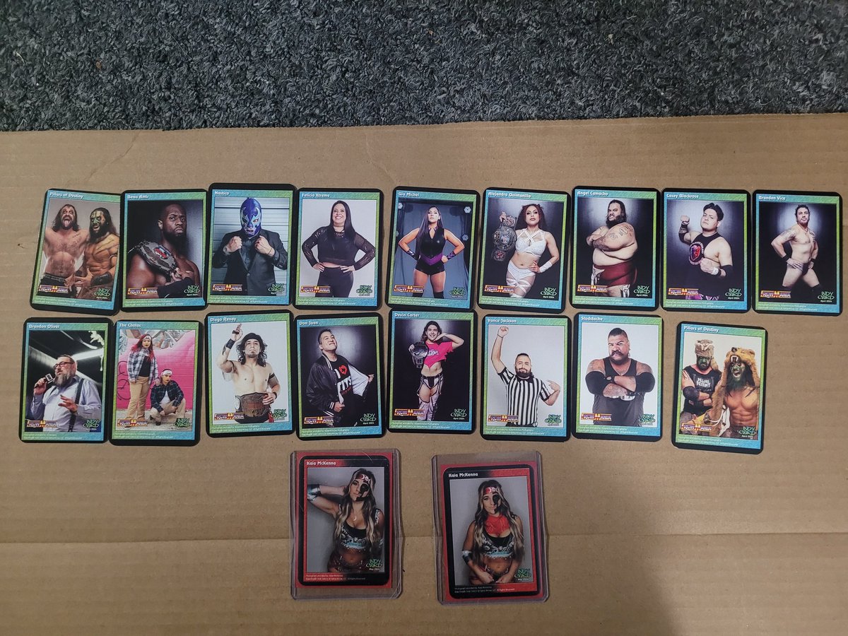 Mail day Very excited to receive these cards from @RawDealIndyCard The @rcwforever RCW Mania set And this @KaiaMcK star wars set These cards are great