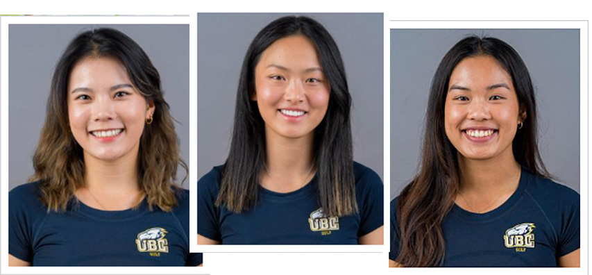 Have to correct that the 3 @ubctbirds competing as individuals in the @PGAWORKS event @TPCSawgrass this week are actually Una Chou, Emily Li & Jessica Ng from Women's Golf squad. We had incorrectly included Abigaille Chow earlier. Nonetheless, good luck all!