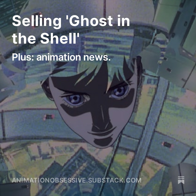 The iconic Ghost in the Shell was financed in part by a Western company -- and it was intended to be a success outside Japan. This was a bold plan, but it worked. We explore how it happened in our latest issue: ─➤animationobsessive.substack.com/p/selling-ghos…