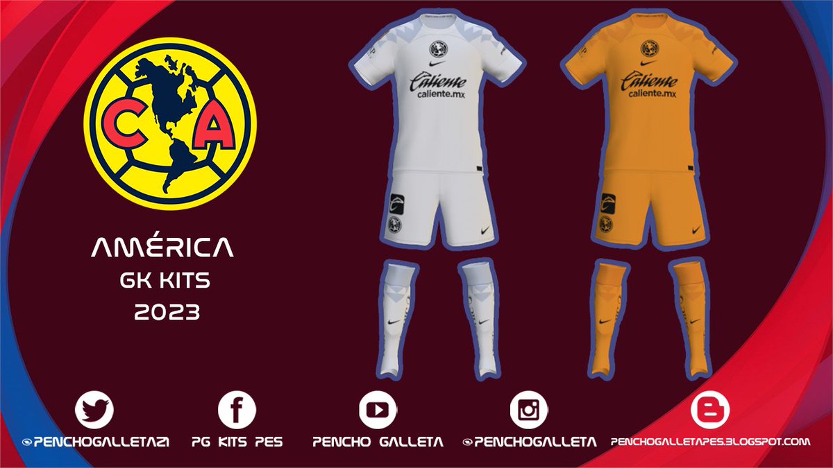 AMÉRICA GK KITS 2023 #PES2021 🇲🇽 LINK: ➡➡penchogalletapes.blogspot.com⬅⬅ #MexaPower 🇲🇽 #PS4 #eFootballPES2021SEASONUPDATE