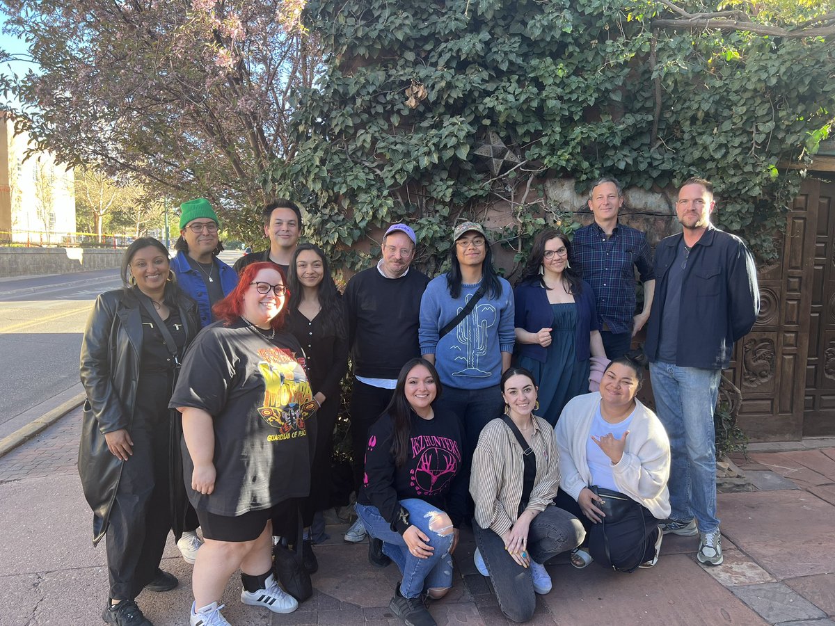 back from this past week in Santa Fe at the @sundanceorg 2024 Native Lab and stoked to work with Don Eblahan, Ryland Walker Knight, Lindsay McIntyre, Charine Gonzales, @justsheavassar, & Fox Maxy! a huge s/o to our advisors @patrick_brice, @Kishori, Tai Leclaire, and Jon Raymond!