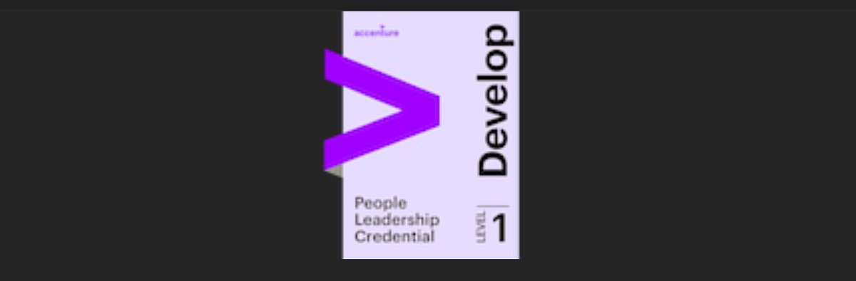 I’m happy to share that I’ve obtained a new certification: People Leadership Credential – Chapter 2: Develop from @Accenture! 

#PeopleLeadershipCredential #Chapter2 #Develop #LetThereBeChange
