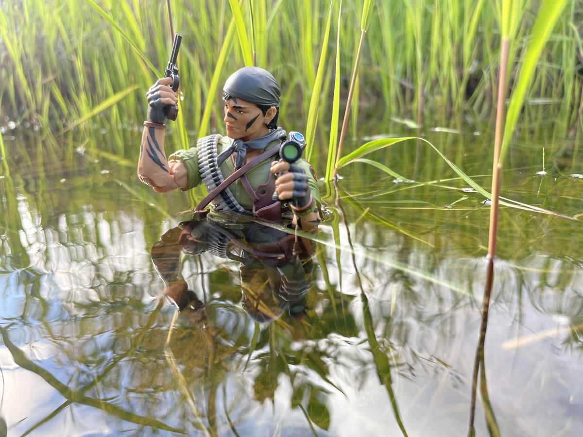 Took Tunnel Rat out to the swamp 

#gijoe #gijoeclassified #tunnelrat #Toyphotography
