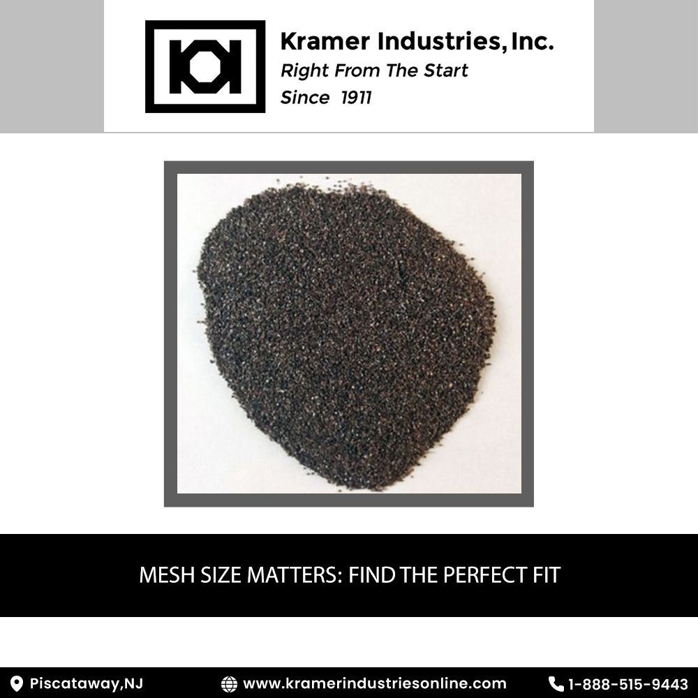 kramer_industry's tweet image. It&apos;s best not to leave your surface finish to chance! Get the perfect texture and smoothness on your parts by selecting the right Mesh Size! Click buff.ly/3JxNuW4 to consult the experts at Kramer Industries for guidance today!
#kramerindustries #abrasivemedia #meshsize