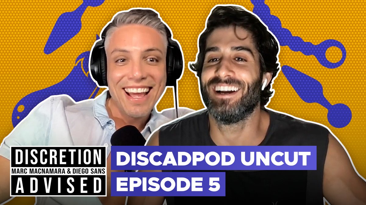 OUT NOW 🚨 We're getting real fuckin' weird and letting our freak flags fly for today's episode of DISCRETION ADVISED: UNCUT! @MarcMacNamara @DiegoSansPorn ▶️ Patreon.com/DiscAdPod