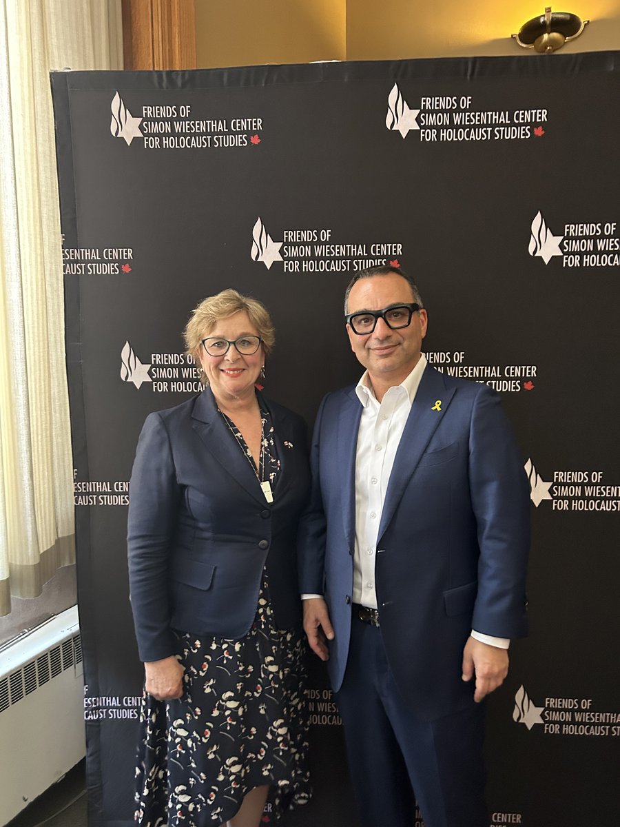 We must all stand up against antisemitism and discrimination. It was an honour to speak with @LevittMichael about how the @CanadianFSWC is sharing the lessons of the Holocaust to advocate for human rights and combat antisemitism and hate in all its forms. (2/2)