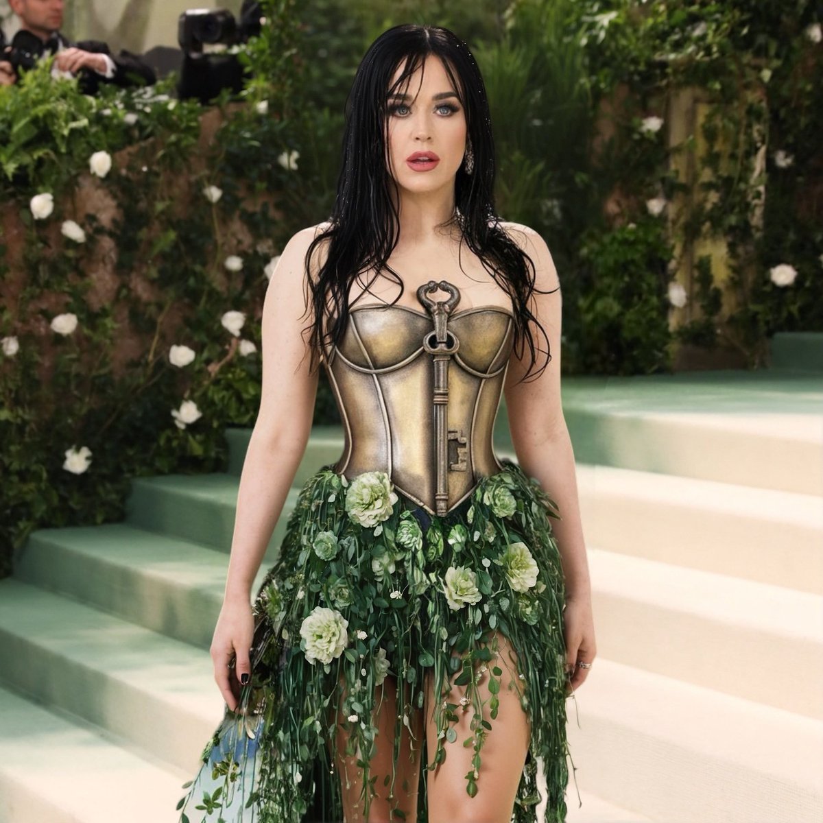 la IA de Katy Perry le está ganando a la gran mayoría de los asistentes de la #MetGala es simplemente vergonzoso