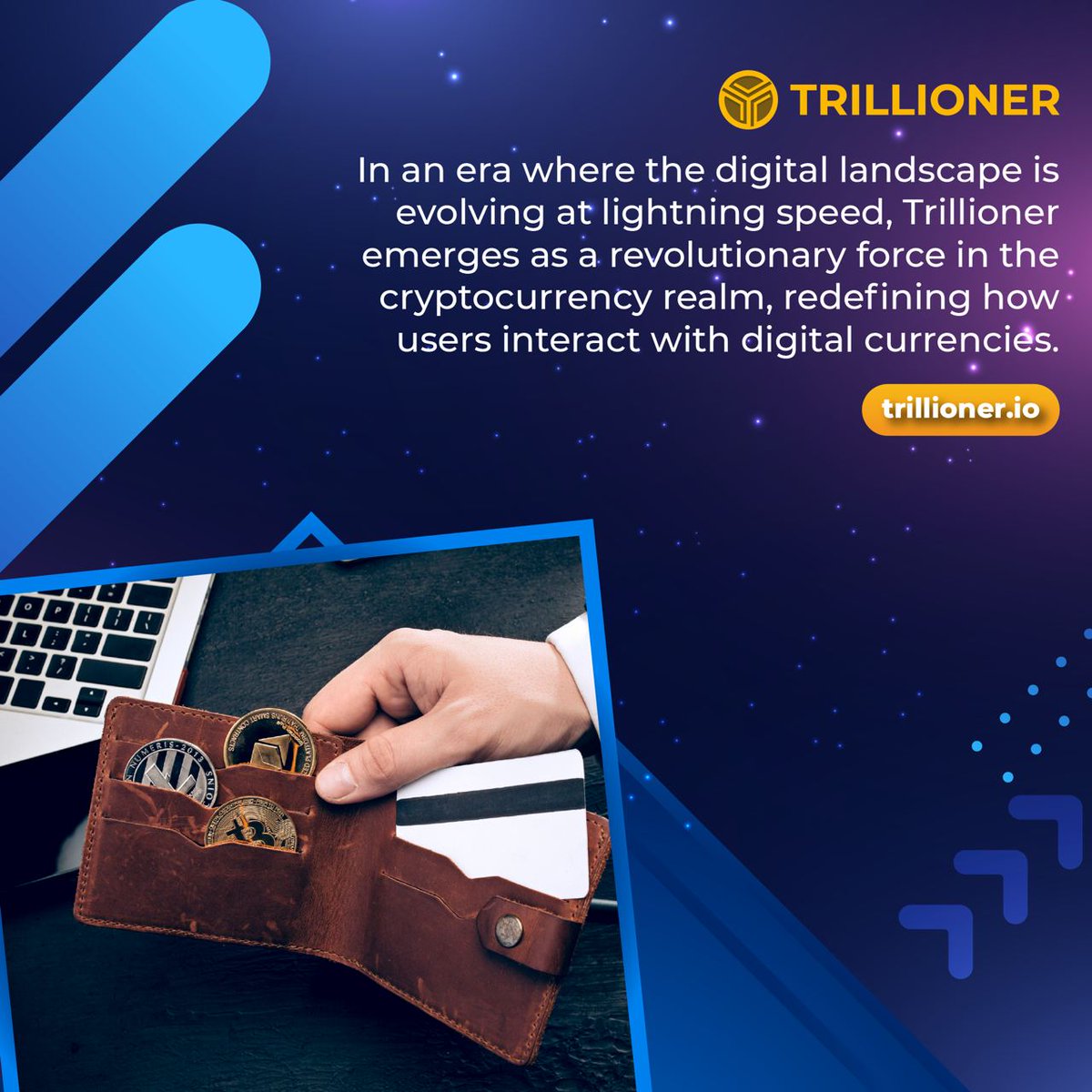 In an era where the digital landscape is evolving at lightning speed, Trillioner emerges as a revolutionary force in the cryptocurrency realm, redefining how users interact with digital currencies.

#TLC #Trillioner #cryptocurrency #cryptonews #cryptotrading #Blockchain